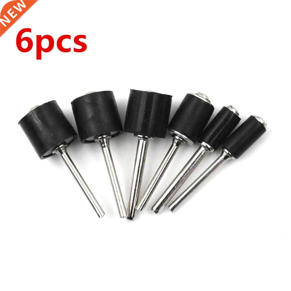 6PCS 1/8 1/4 inch Grinder Drum Sanding Sandpaper Circle Kit