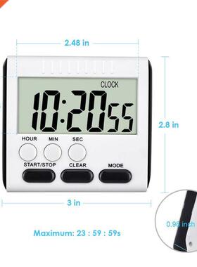 Digital Screen Kitchen Countdown Timer Digital Timer Square
