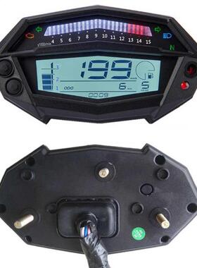 niversal Motorcycle Speedometer LCD Screen Odometer Gauge Sp