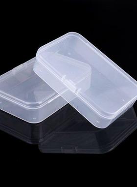 2Pcs Plastc Clear Transparent Wth Ld Collecton Contaner