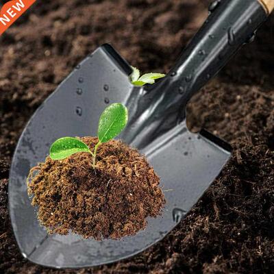 Stainless Steel Digging Shovel Spade Harrow Garden Tool Kids