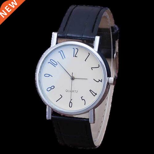 Classic Men's Sports Watch Exquisite Quartz Leather Stra