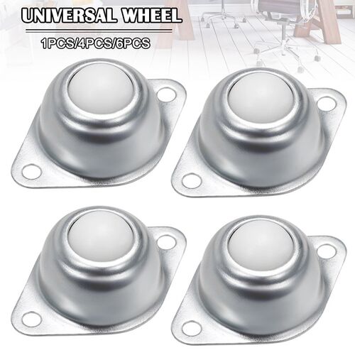 1PC/4PCS/6PCS Roller Ball Transfer Bearing Caster Round Dura