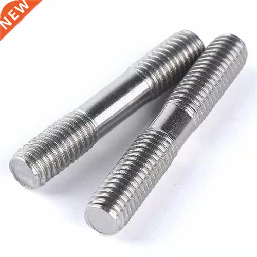 1/2PCS M6 M8 M10 304 Rod Double Thread Stainless Steel Scre