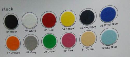 CDF 11 camel color hot fix flock vinyl transfer flock vinyl