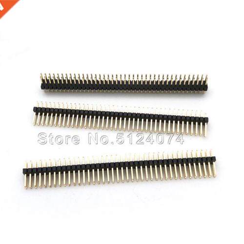 10pcs/lot Double row needle 2*40P male seat spacng 1.27mm D