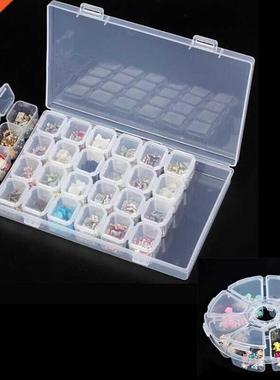 28 grilles bo?te de rangeent en plastique bijoux perles al