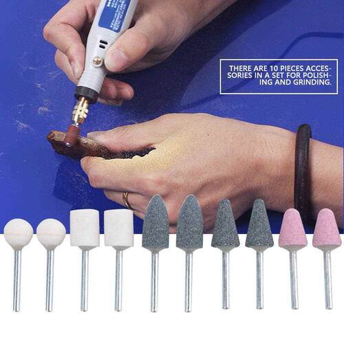 10 pcs Abrasive Head mm Shank Electric Grinding Head Abrasi