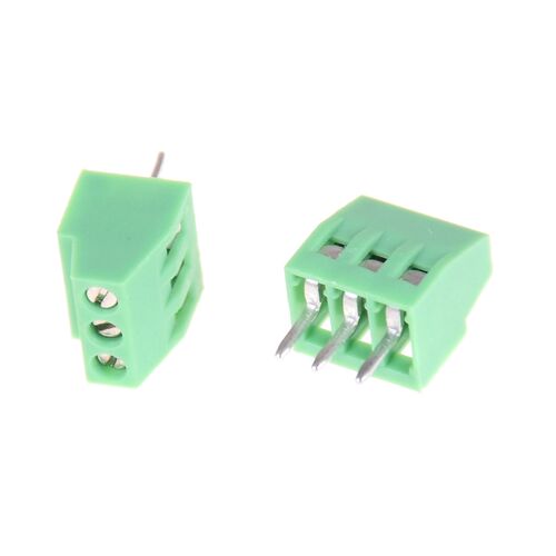 10Pcs PCB Screw Terminal Block Connectors 150V 6A Copper PCB
