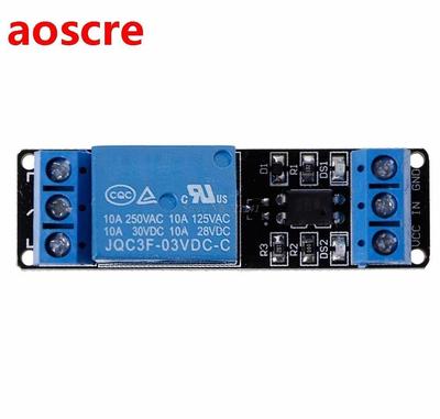 .V 1 Channel Relay Low Level Trigger Relay Module with Opt