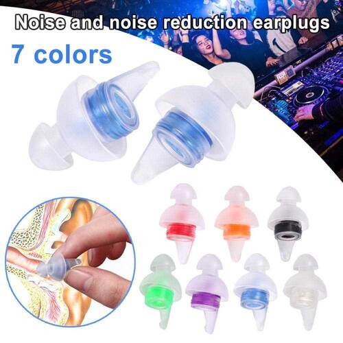 Soft Silicone Tree-Shape Earplugs Anti-Noise for Sleeping St