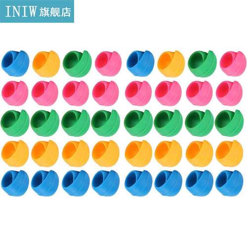 Sewing Tools 40Pcs Spool Huggers Clip Silicone Colorful Bobb