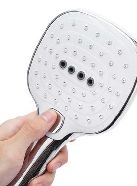 1PCS 3 modes ABS plastic Bathroom Shower Head Big Panel Chro