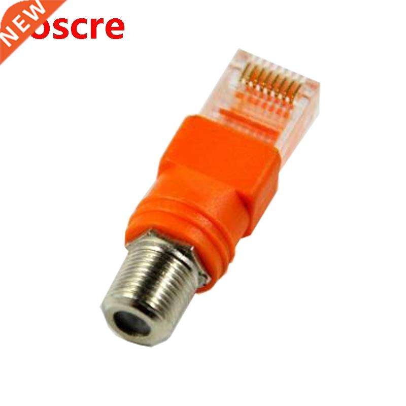 5Pcs/Lot F-Type Connector RF Female to RJ45 male Coaxial Ba