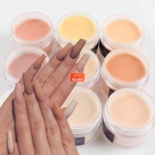 15g Skin Color Acrylic Powder Extend Extend Nail Gel Dust