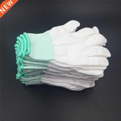 6Pairs garden gloves white gloves cotton gardening work glov