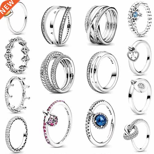 Ladies Ring 925 Silver Ring Zou Ju Crown Princess Headdress