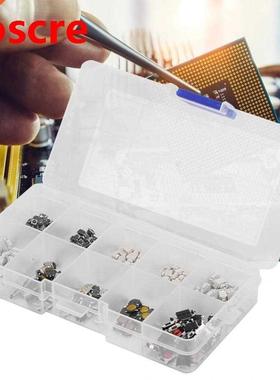250 Pcs Tactile Switch 10 Types Momentary Push Button Touch