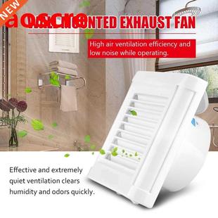 15W 220V Wall Mounted Exhaust Fan Low Noise Home Bathroom Ki