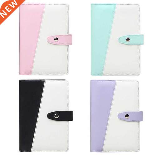 Refillable 6-ring Binder A6 PU Leather Notebook Binder Plann