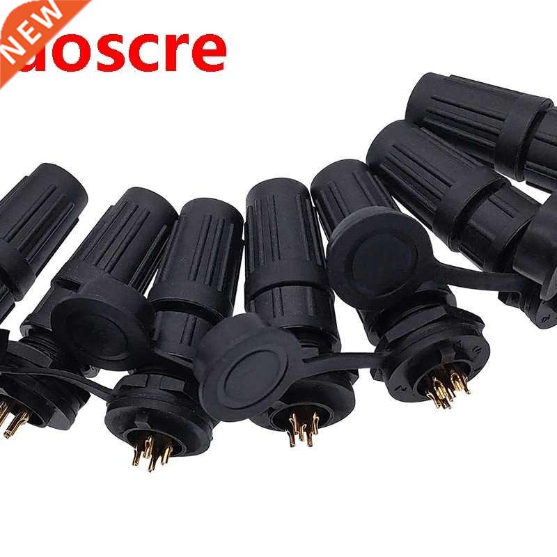 Waterproof connector plaic aviation plug socket IP67 py07