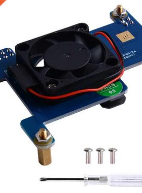 Suitable for Raspberry Pi 4B/3B+/3B POE Cooling Fan Power ov
