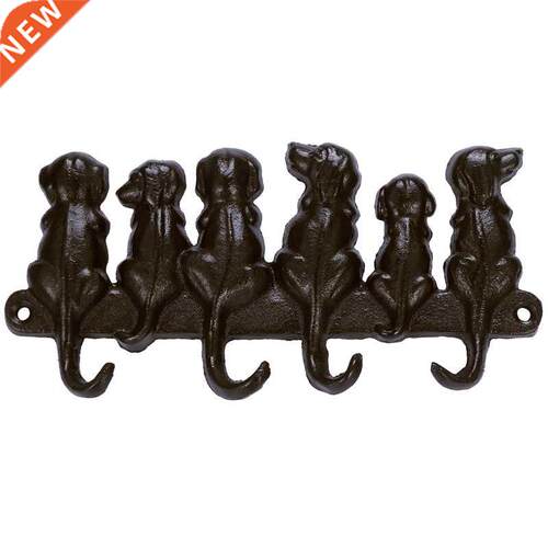 Cast Iron Dog Door Key Hook Pastoral European Retro Wall Han