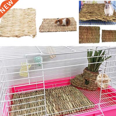 Rabbit Grass Chew Mat Small Animal Hamster Guinea Pig Cage B