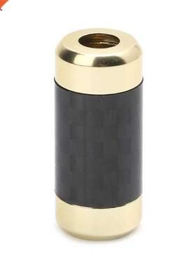 Black/Gold/Silver HiFi Carbon Fiber Y Splitter 1 To 2 Speake