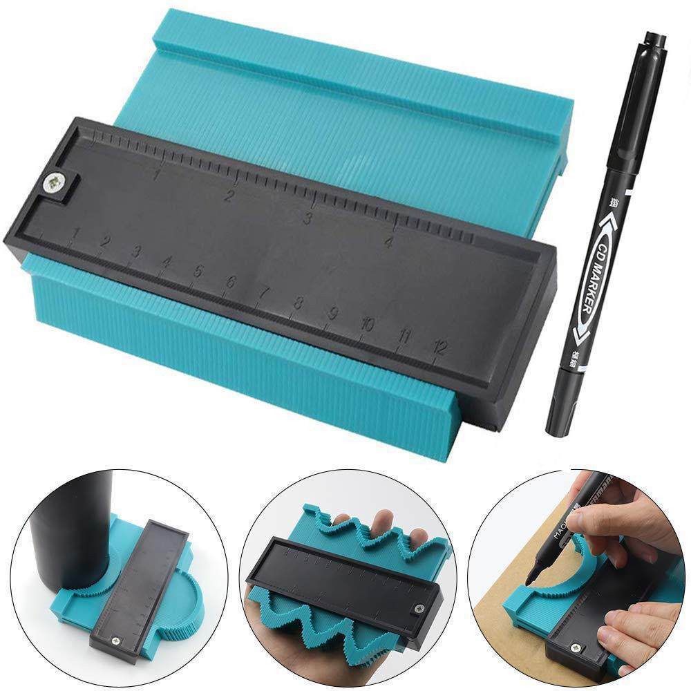 2 Pcs Plastic Gauge Contour Profile Copy Gauge Duplicator 5