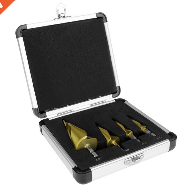 4Pcs HSS drill bit Titanium Cone Drill Hole Cutter Bit Multi