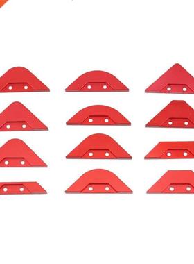 12Pcs Woodworking Radius Jig Router Template R5-R40/T10-T40