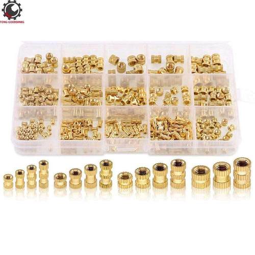 M2 M3 M4 M5 Thread Knurled s Threaded Insert Embedt Nut for