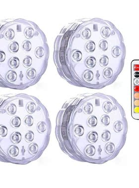 IP68 Waterproof Multi Color Submersible LED Lights Underwate