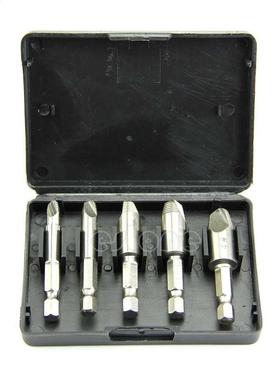 5PCS Screw Easy Speed Out Extractor Remover Tool Set Hex Sha