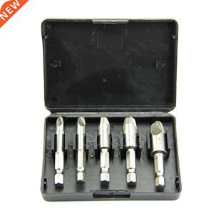 5PCS Easy Screw Extractor Speed Remover Out Set Sha Hex Tool