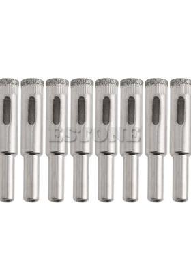 10Pcs 5/6/8/10/12 mm forage diamant base Coated Bits Scie Ca