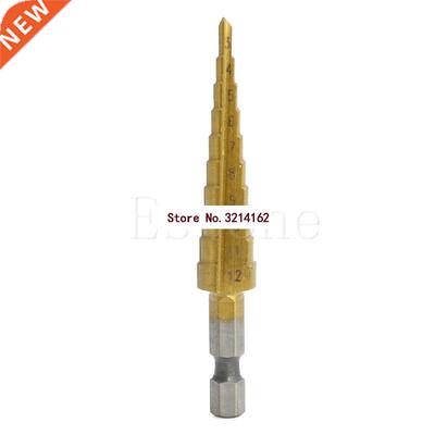 HSS Triangle Shank Pagoda Step Drill Bit from 3-12mm 07NOV