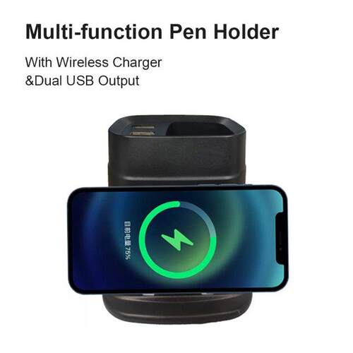 3-in-1 5W/10W Moile Phone Wireless Charger Stand Desktop Pe