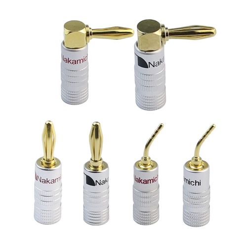 Banana Musical Speaker Cable Plugs Red & Black  Acicular Ada