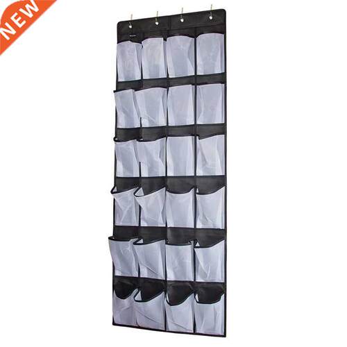 Over The Door Shoe Organizer, Clear Hanging Shoe Rack, Fabri