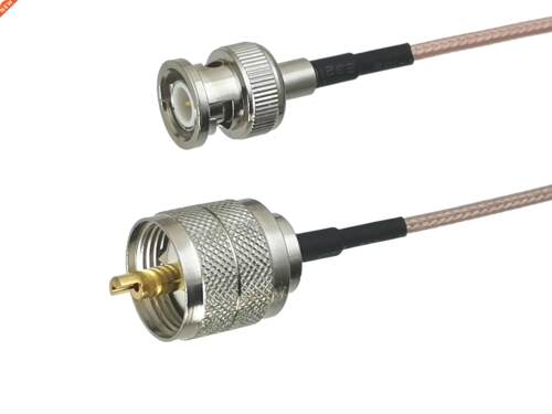 1Pcs RG316 BNC Male Plug to UHF PL259 Male plug Connector RF