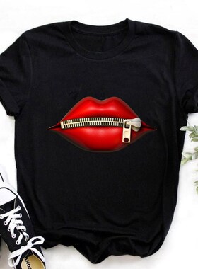 Women Plus Size Harajuku Tops Summer Tops Graphic Tees Women