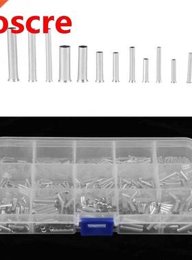 700Pcs/box 14 Values 10-22 AWG Non-insulated Ferrule Copper
