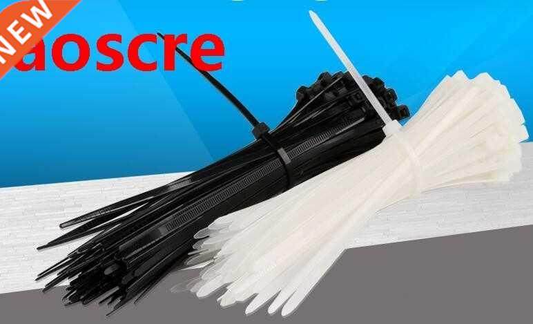 1000pcs black 3*60/80/100/120/150mm Fixed plastic strapping