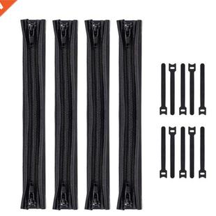 4 Pack Cable Management Sleeve With 10 Pcs Cable Tie Cord Or