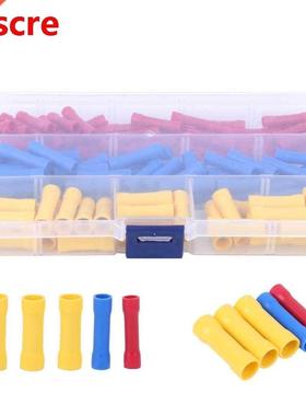 120pcs Electrical Crimp Terminal Assorted Insulated Wire Cab