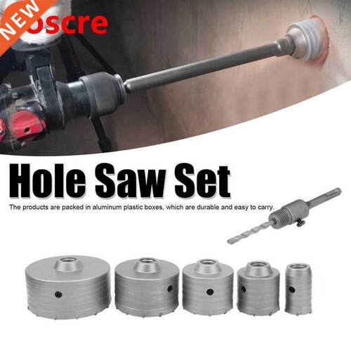 HSS gereedschapskoffer 6Pcs Hole Saw Set Holes Opener for Co