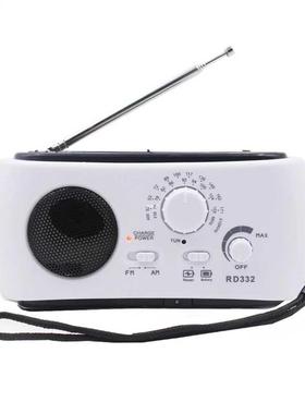 Hand Crank Radio LED Light Camping Fishing Portable Recharge