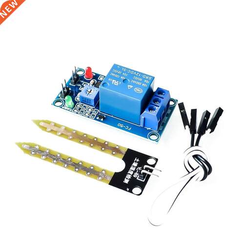 1PCS NEW DC 12V soil moisture sensor relay control module Au
